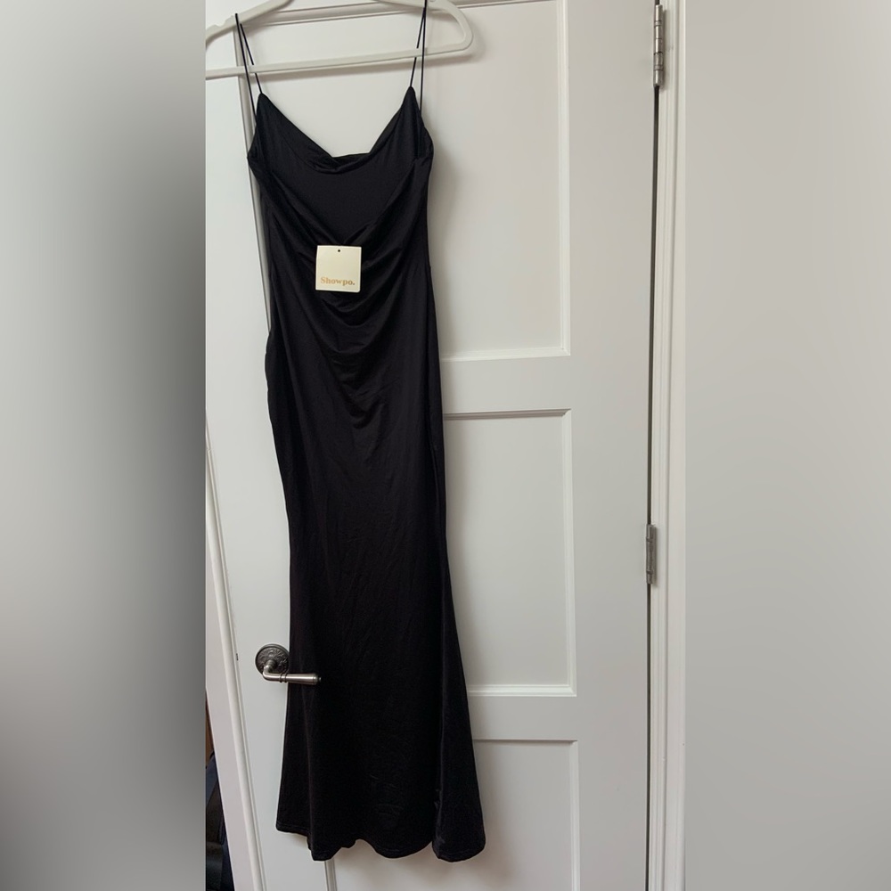 Showpo long black dress